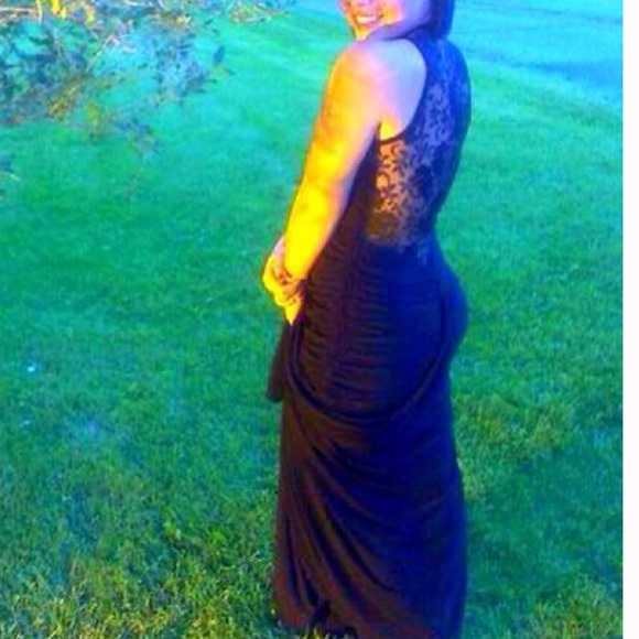 💋❤️Jessica McCormick❤️💋 Black Long Formal Dress - Picture 3 of 8